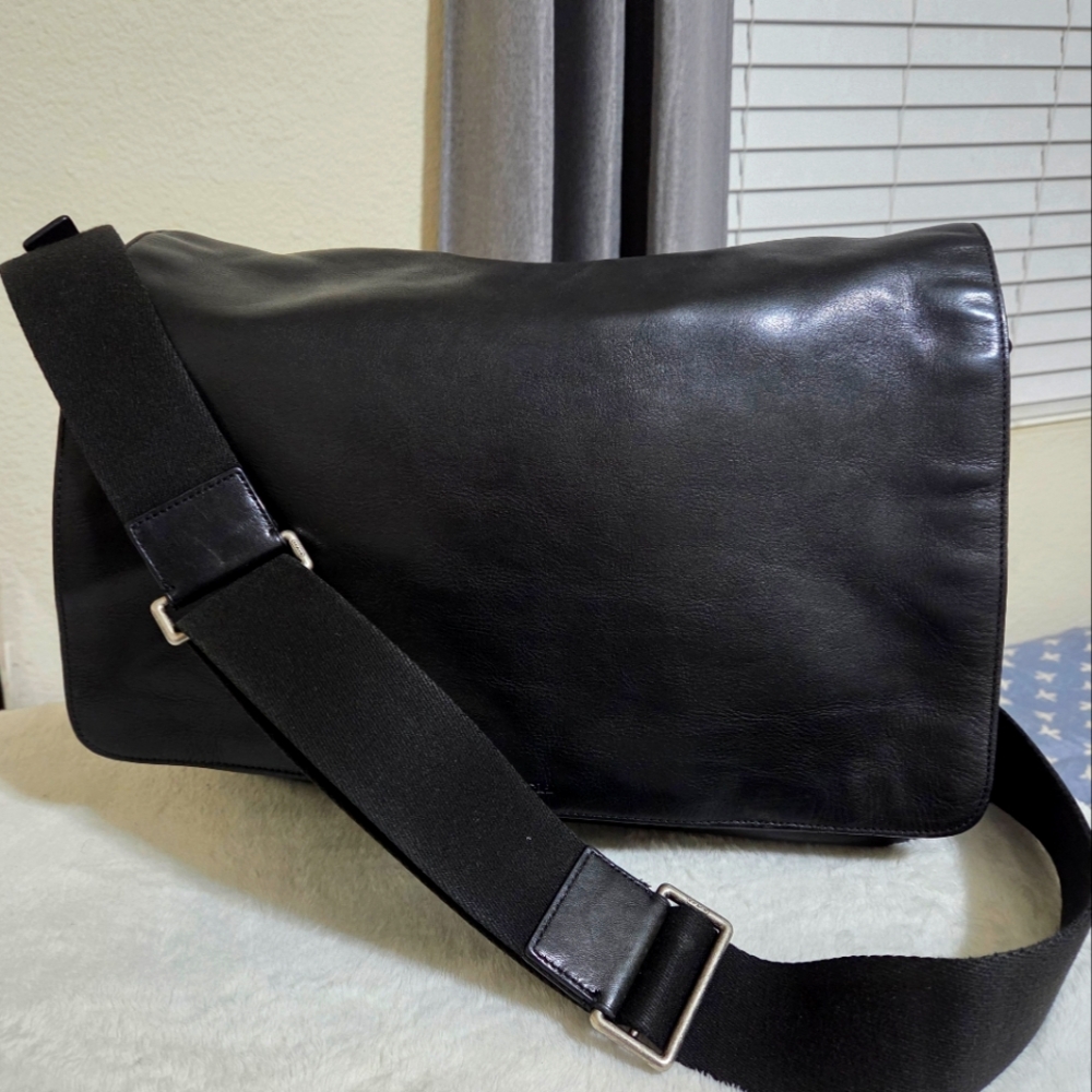 Coach Leather Messenger Bag